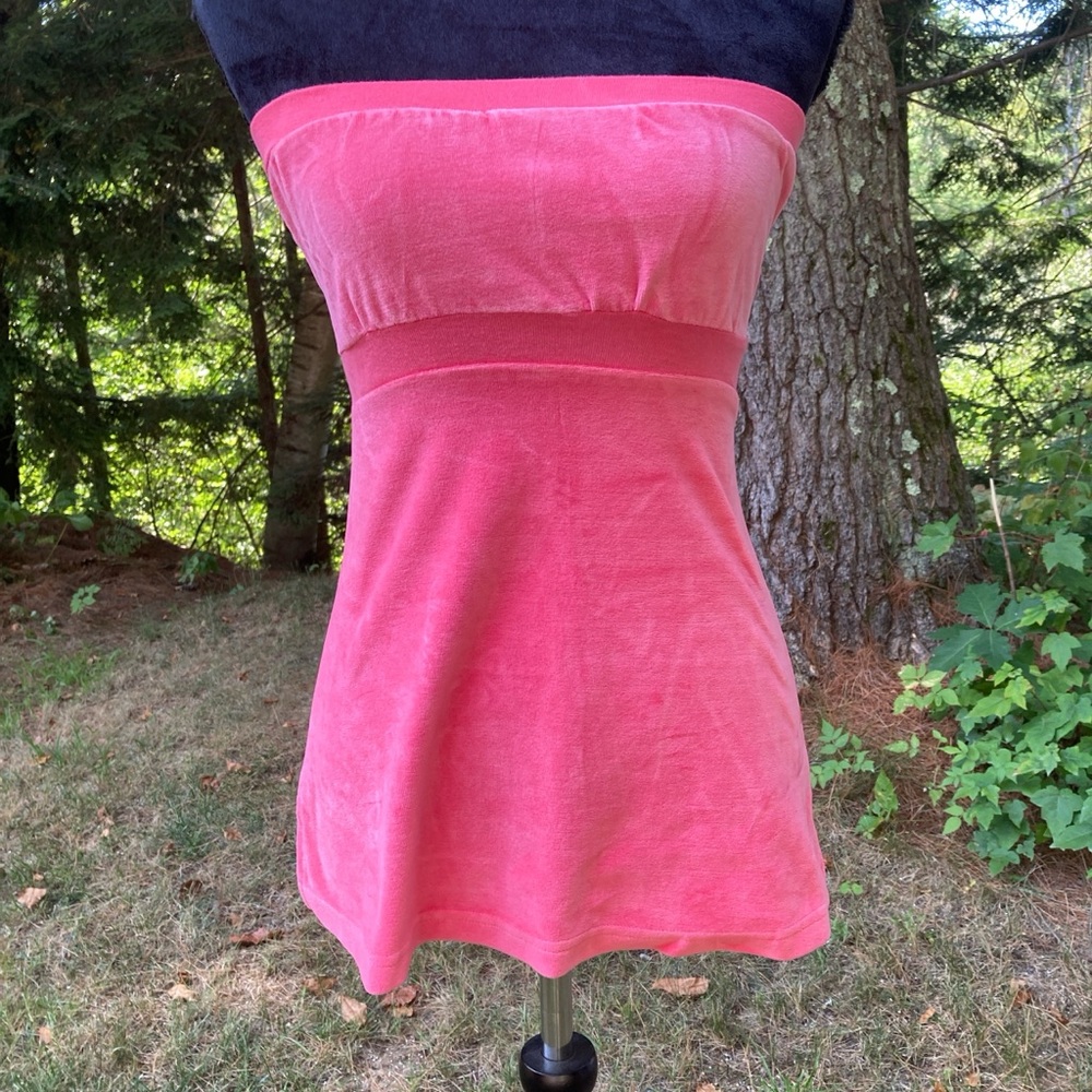 Self Esteem Strapless Pink Top